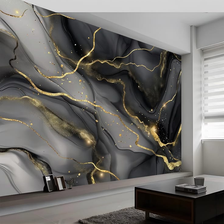 Interior wall mural